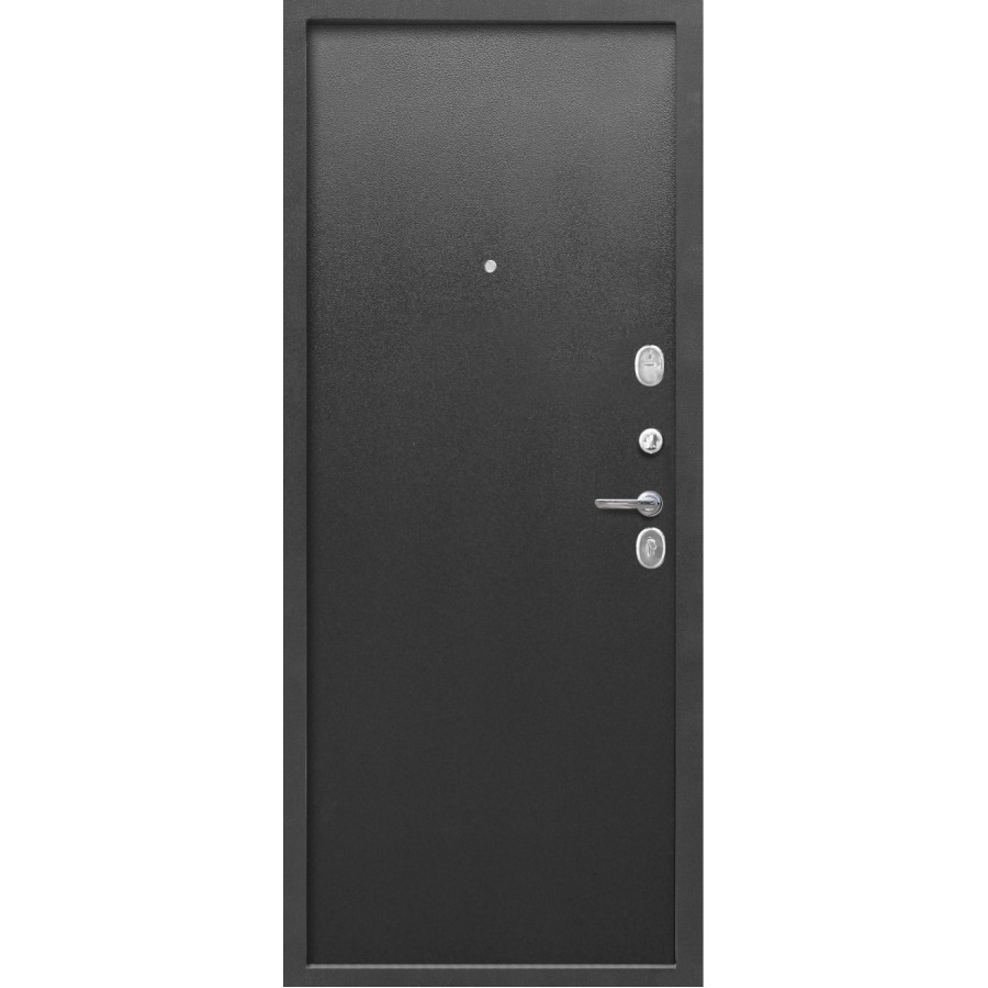 Дверь входная Гарда Серебро 7 мм металл/металл