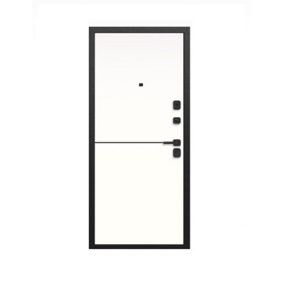 Дверь входная 9 см Молдинг эмалит белый