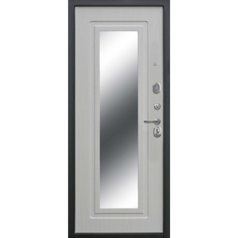 Дверь входная Царское зеркало Белый ясень