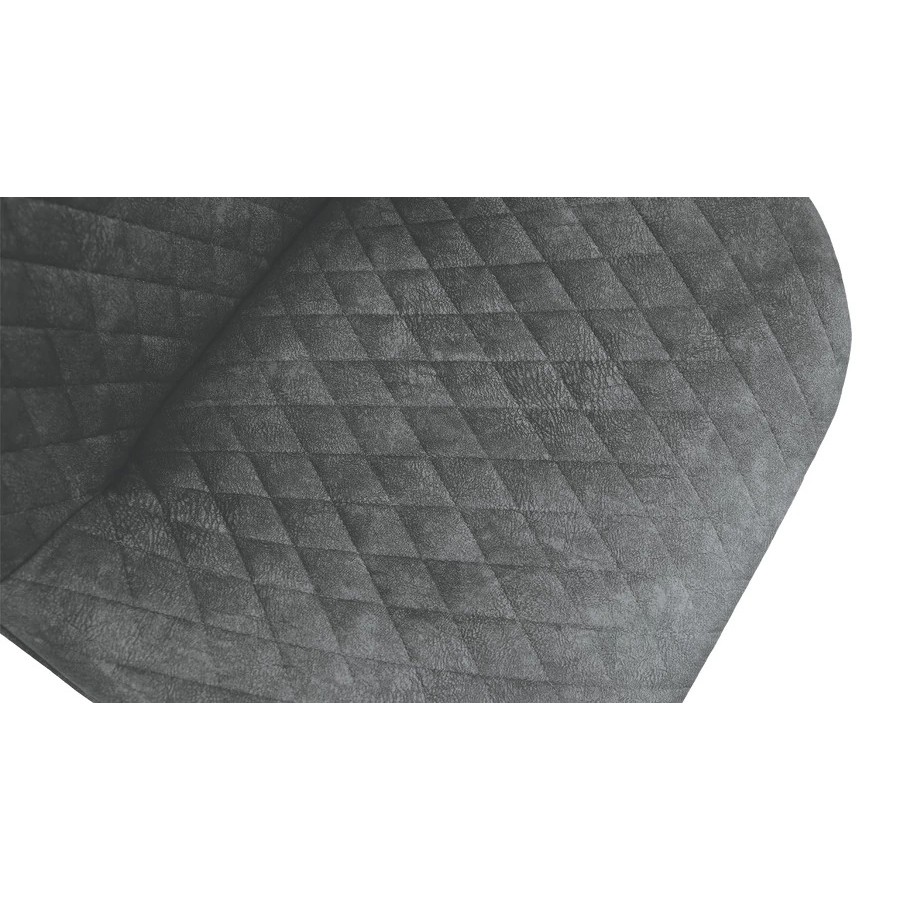 Стул «Оливер» К3 Черный муар, Микровелюр Wellmart Graphite