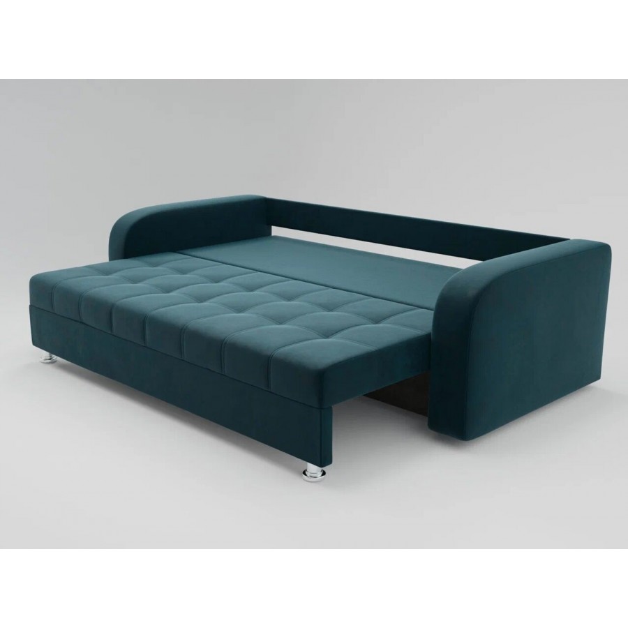 Диван «ЕВРО» с закруглёнными подлокотниками ППУ Синий (54)