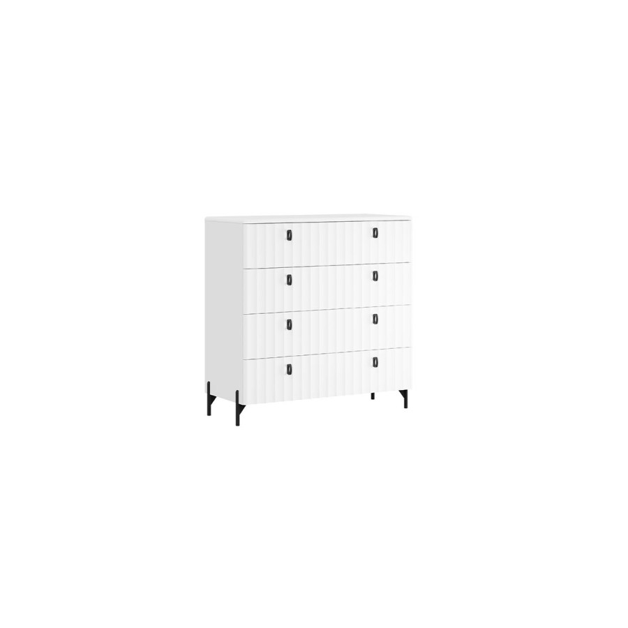 Комод «Тиффани» - 407.003.000 Белый Жемчуг, Белый софт