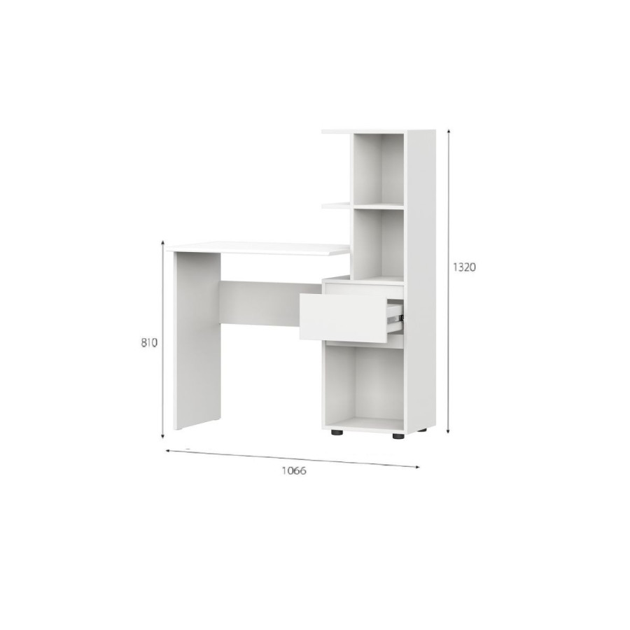 Стол письменный "Одри" Белый