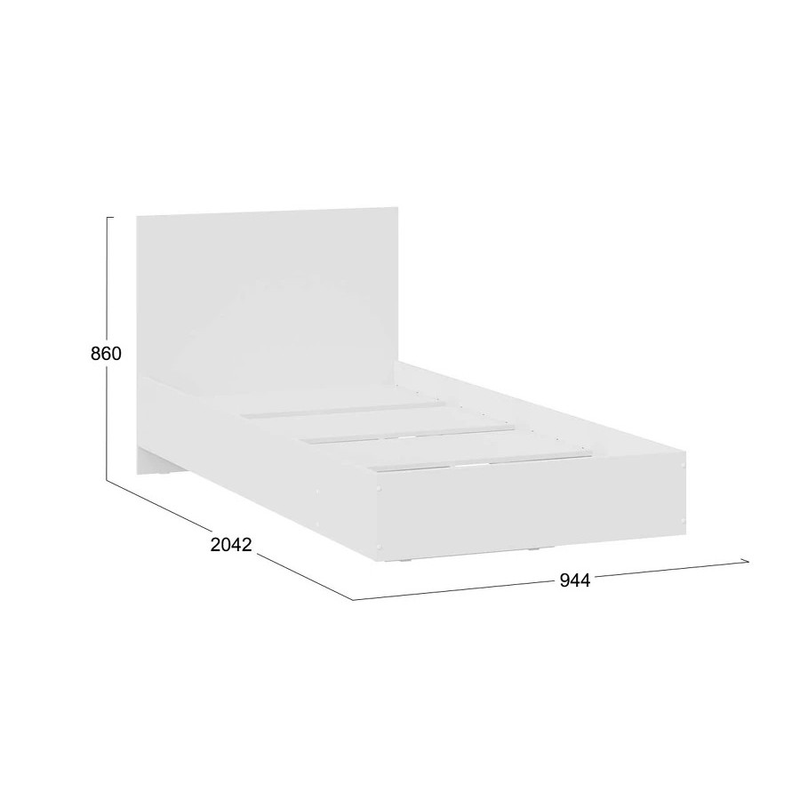 Кровать комбинированная «Марли» Тип 2 - 403.010.000 Белый
