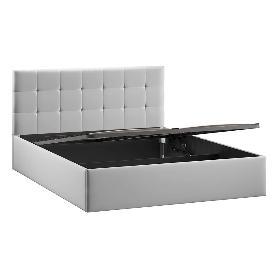 Кровать с ПМ «Джоли» Тип 1 (с подъемным механизмом) с заглушиной Велюр Confetti Silver 160 см