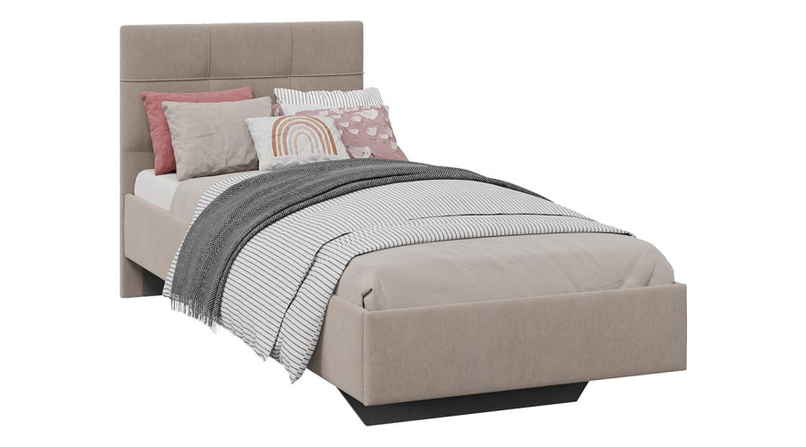 Кровать без ПМ «Элис» Тип 1 (без подъемного механизма) Велюр ultra cashmere