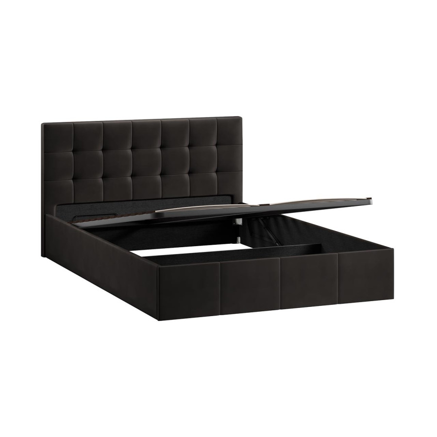 Кровать с ПМ «Эмма» (с подъемным механизмом) с заглушиной Велюр Confetti Stone