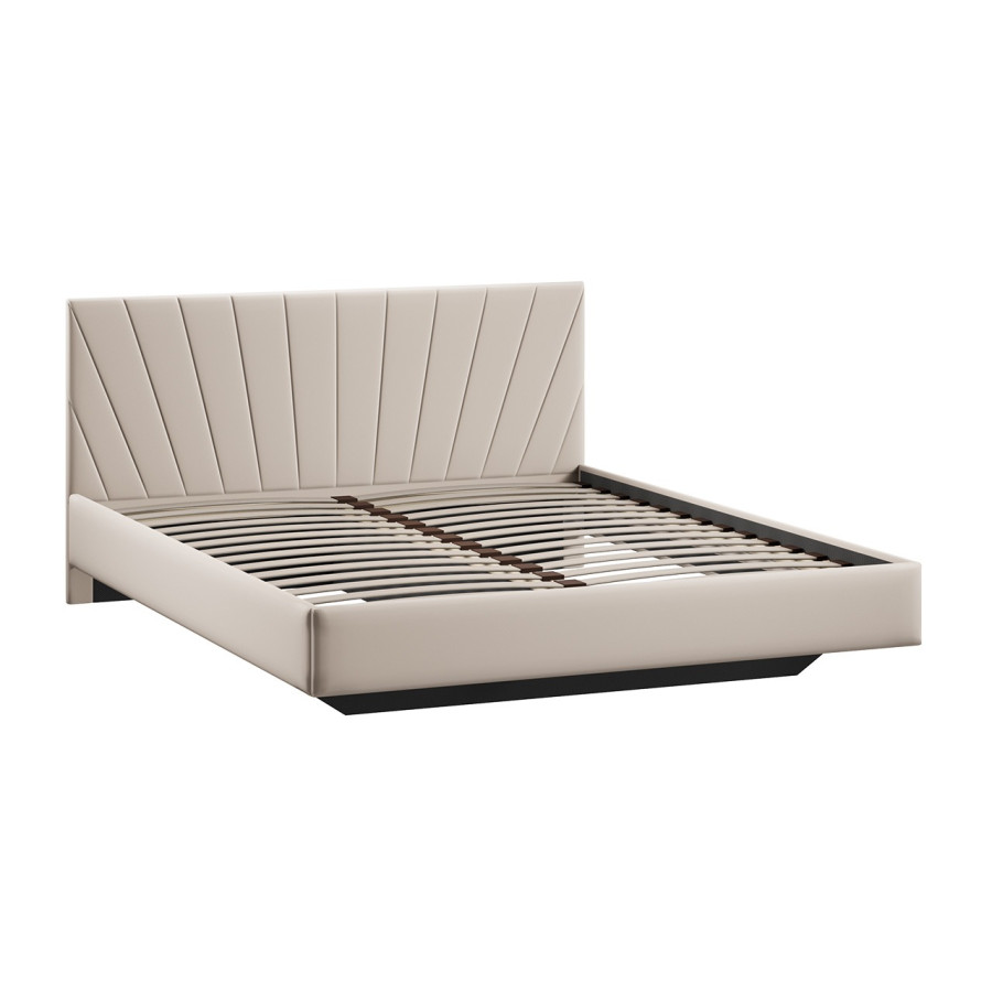 Кровать без ПМ «Эвори» Тип 1 (без подъемного механизма) Велюр Confetti Cream