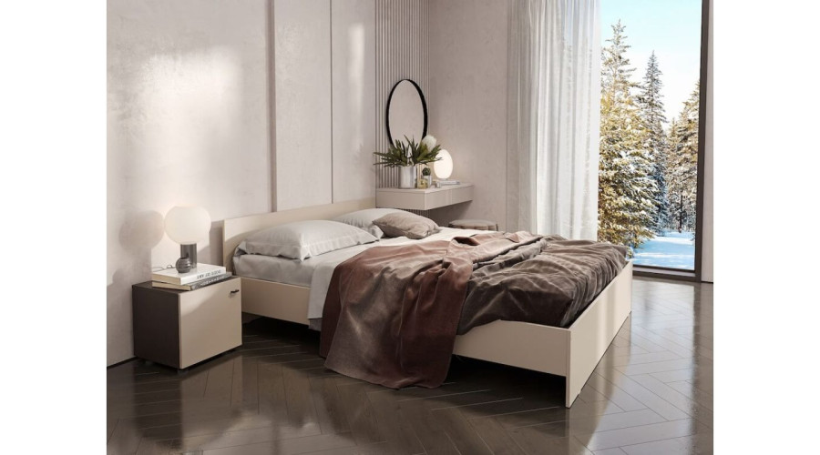 Кровать 1,6м "ГИЗА" Меланж