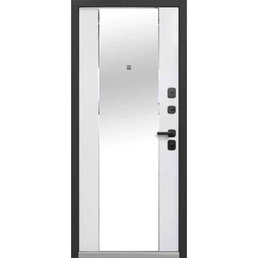 Дверь входная Luxor 2МДФ Рейка Зеркало 