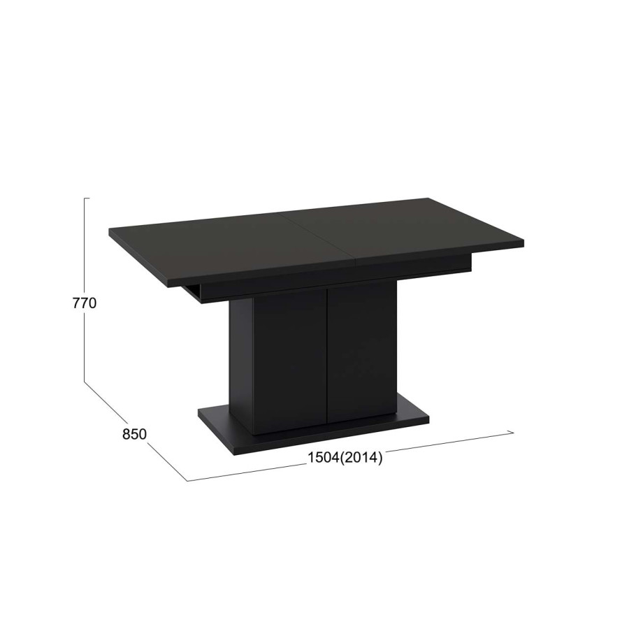 Стол раздвижной «Детройт» Тип 1 - 009.000.000 Черный