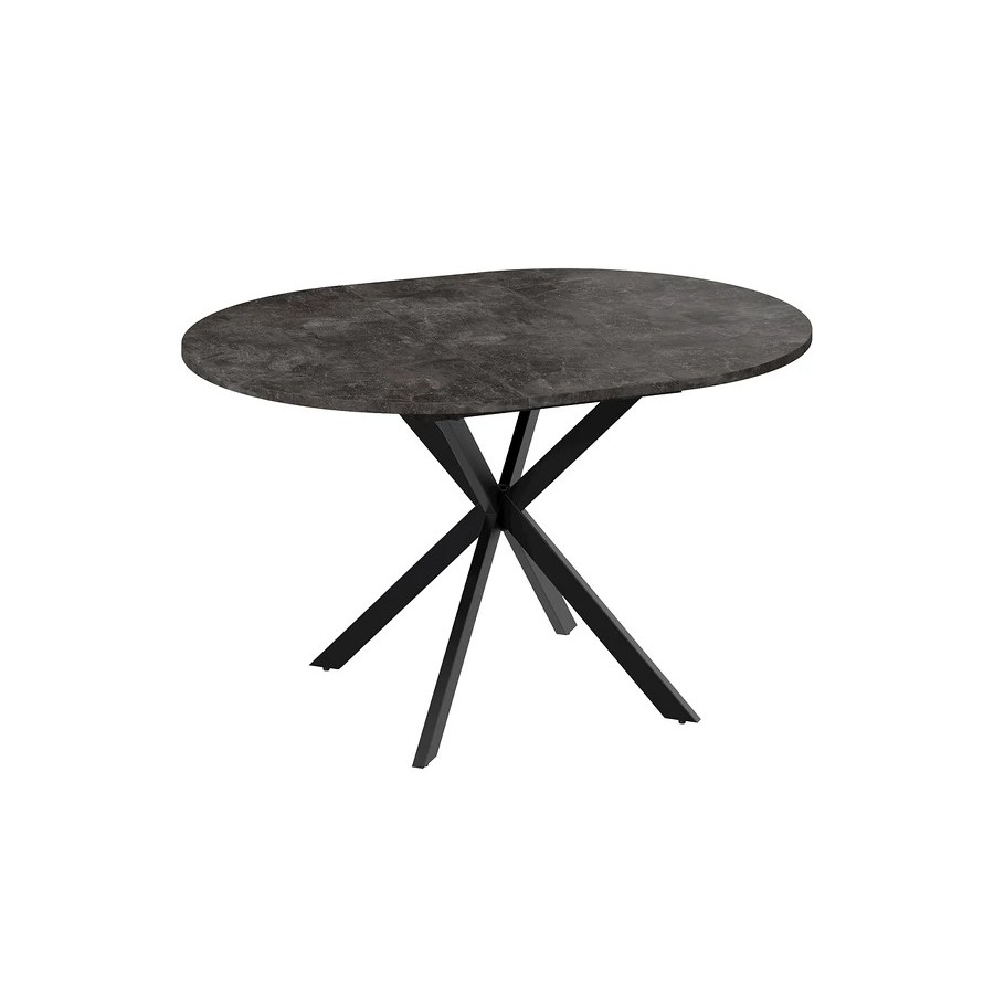 Стол обеденный раздвижной «Мэдисон» Тип 1 Черный муар, Ателье темный