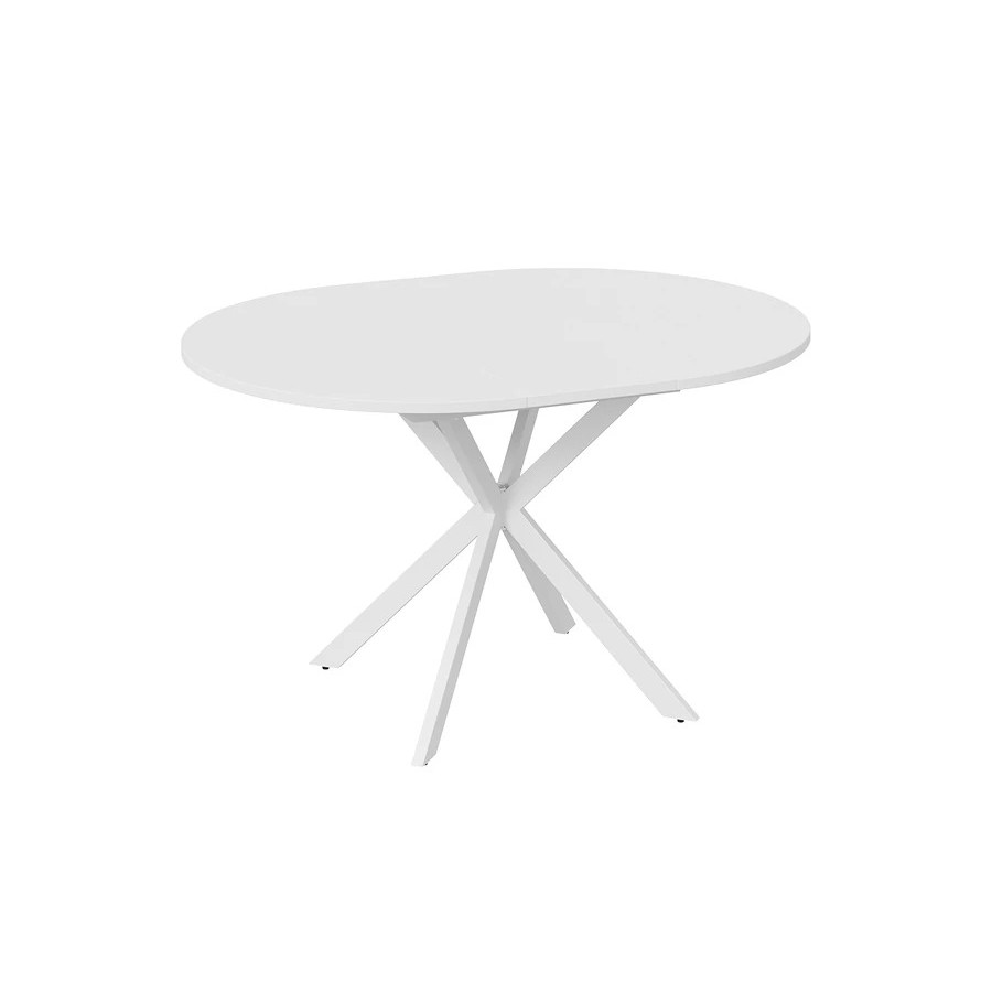 Стол обеденный раздвижной «Мэдисон» Тип 1 Белый муар, Белый