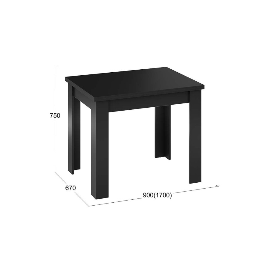 Стол раздвижной «Промо» тип 3 - 005.000.000 Черный