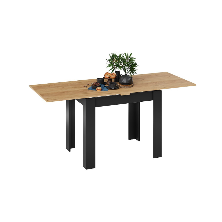 Стол раздвижной «Промо» тип 3 - 005.000.000 Черный, Дуб Крафт золотой