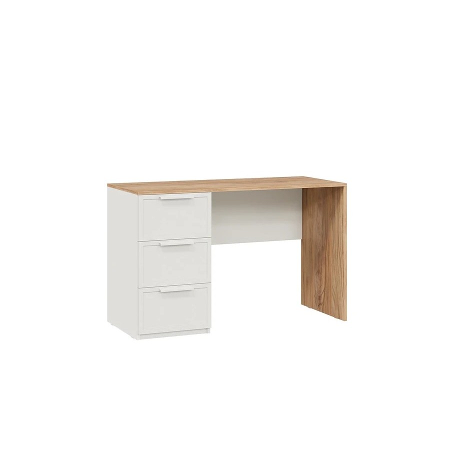 Стол письменный «Стелла» Тип 1 - 402.12 Белый холст, Белый Жемчуг, Яблоня Беллуно