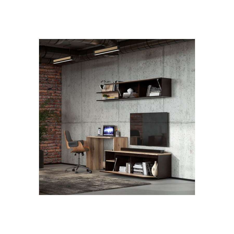 Тумба МФЦ "Берген" Дуб Венге, Дуб Делано