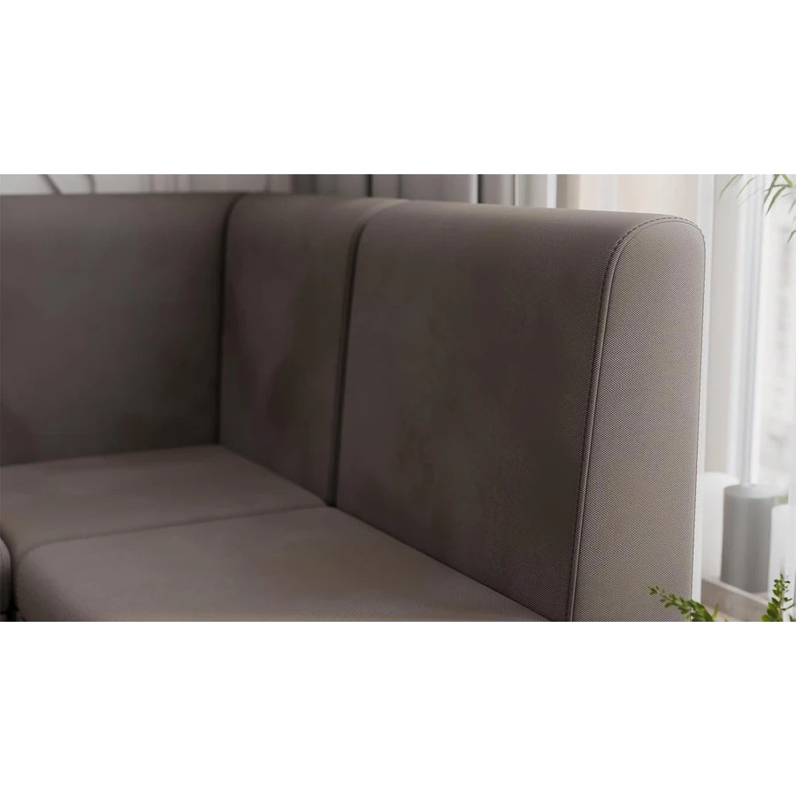 Диван прямой «Каир» ГН №3 Исп.2 Велюр Camaro 05 (мокко)