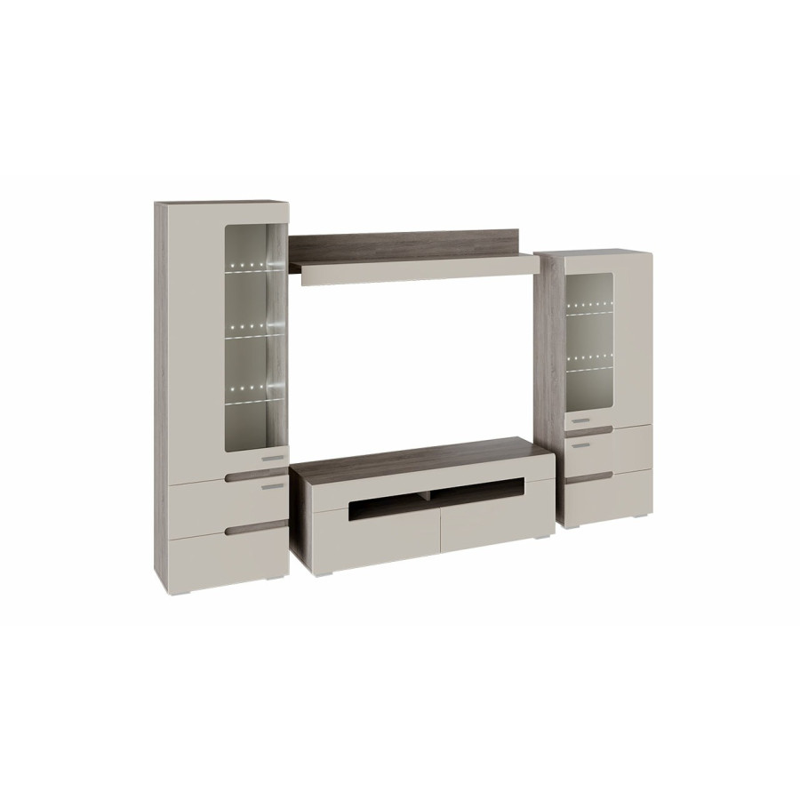 Набор мебели «Фьюжн» №1 - ГН-260.001 Бежевый, Дуб Сонома трюфель