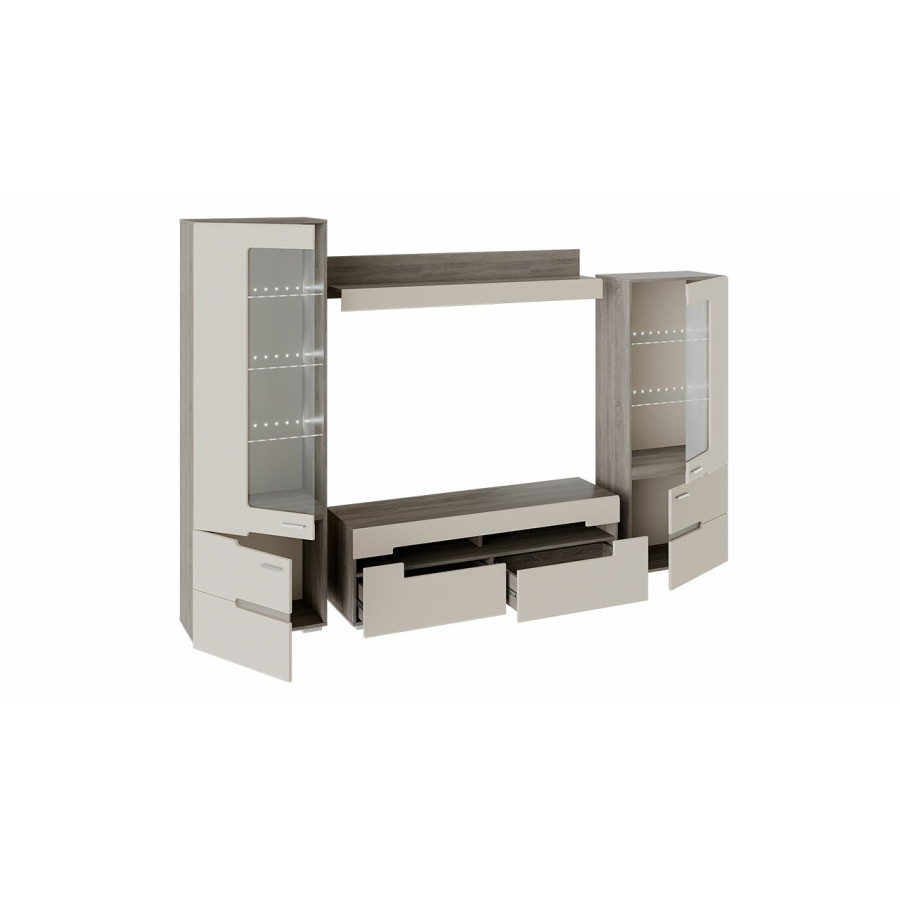 Набор мебели «Фьюжн» №1 - ГН-260.001 Бежевый, Дуб Сонома трюфель