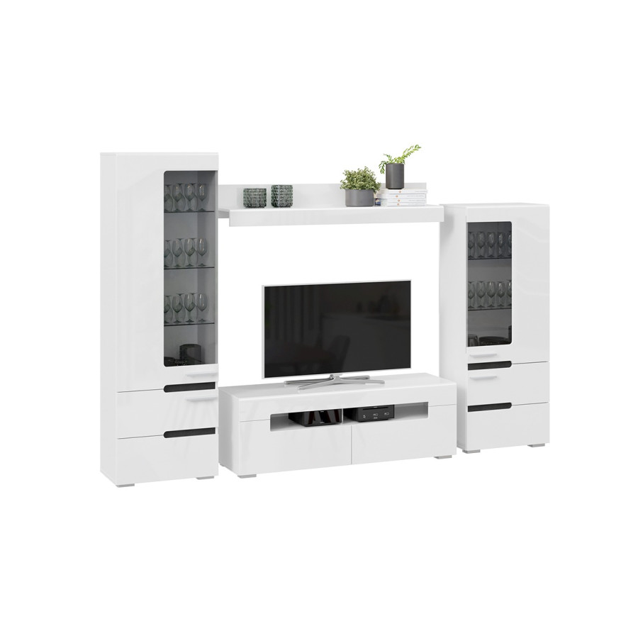 Набор мебели «Фьюжн» №1 - ГН-260.001 Белый, Белый глянец