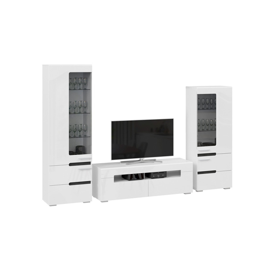 Набор мебели «Фьюжн» №2 - ГН-260.002 Белый, Белый глянец