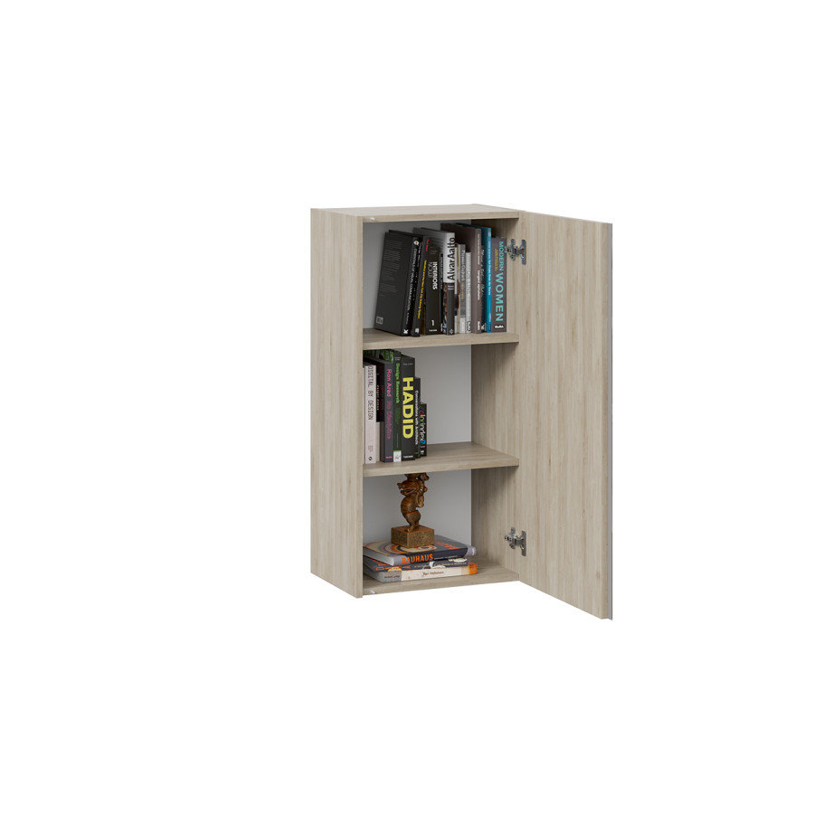 Шкаф навесной «Глосс» - ТД 319.03.27 Баттл Рок, Стекло Светлый Stone(St)