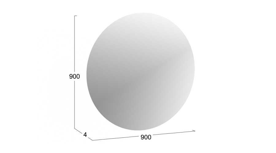 Зеркало 900х900