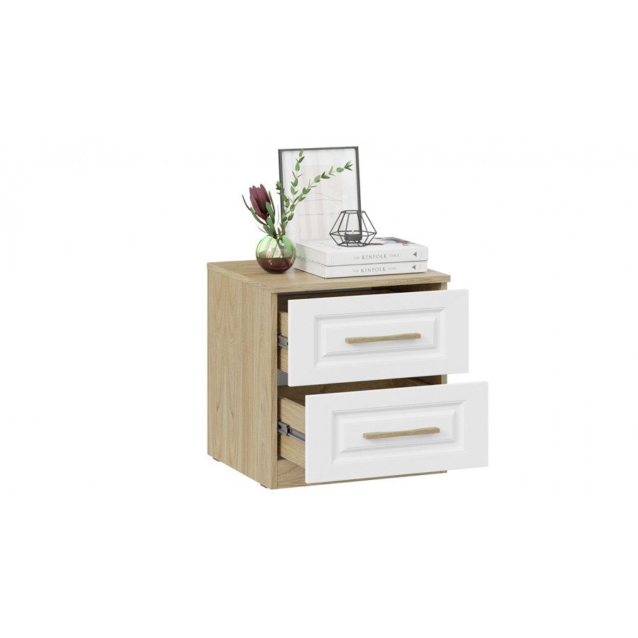 Тумба прикроватная «Сэнди» - 211.000.000 Вяз благородный, Белый