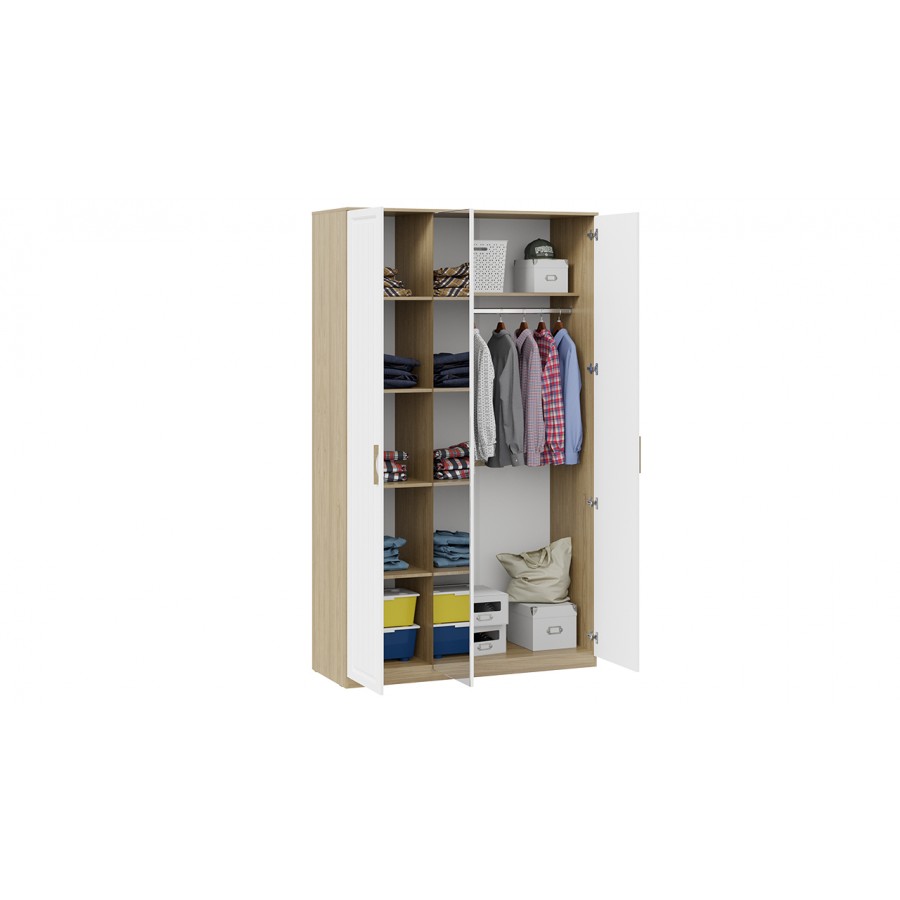 Шкаф комбинированный «Сэнди» - 211.004.000 Вяз благородный, Белый