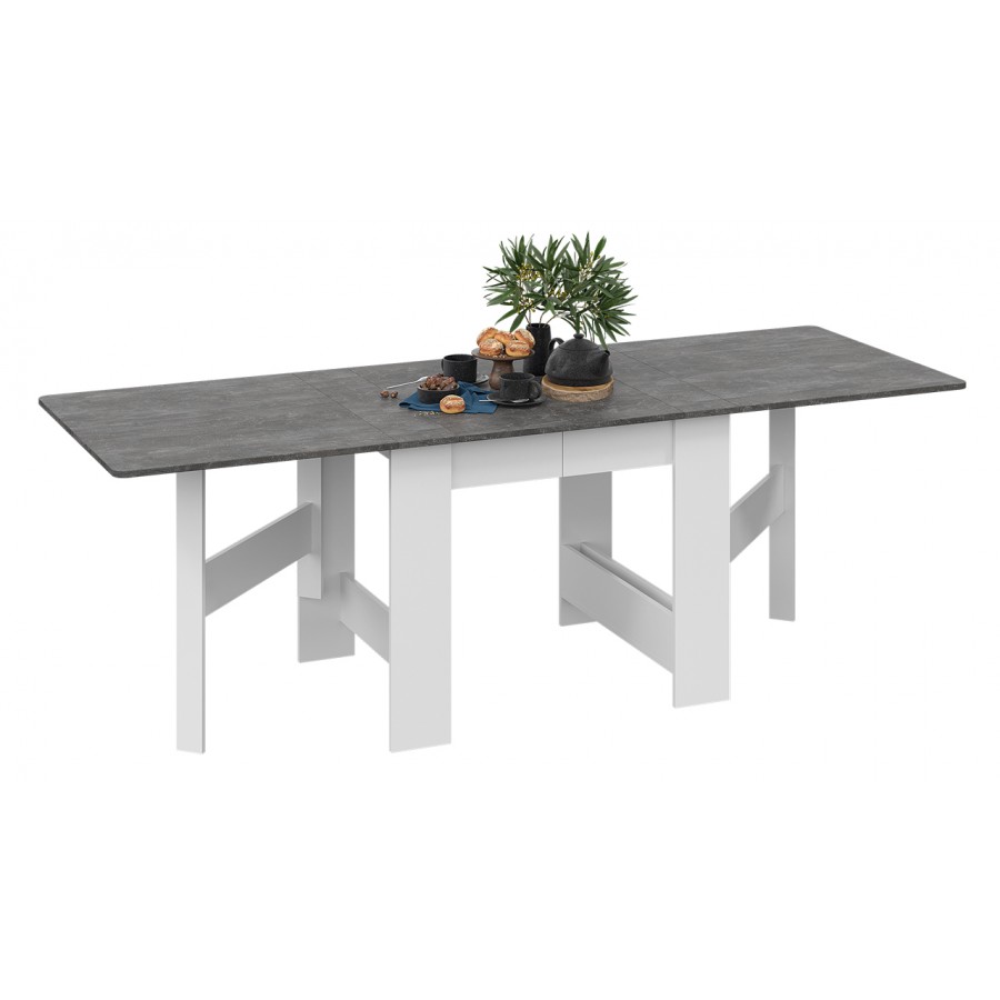 Стол-книжка тип 2 Белый, Ателье темный