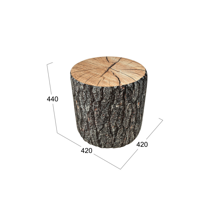 Пуф «Грей» тип 1 Серый с рисунком