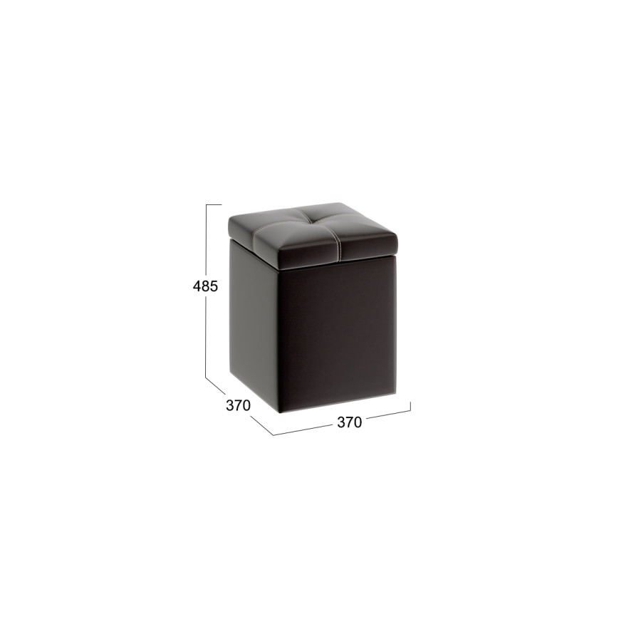 Пуф «Остин» Кожзам Коричневый