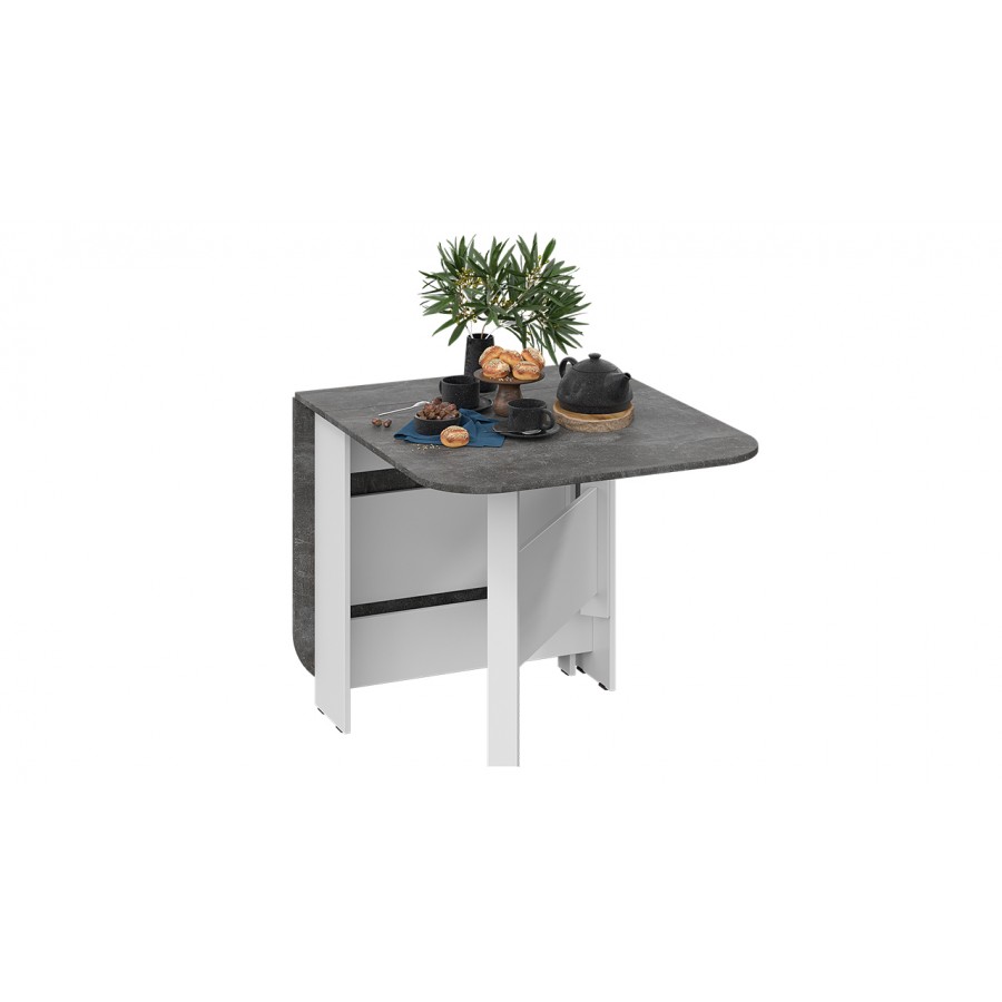 Стол-книжка Т1 Белый, Ателье темный