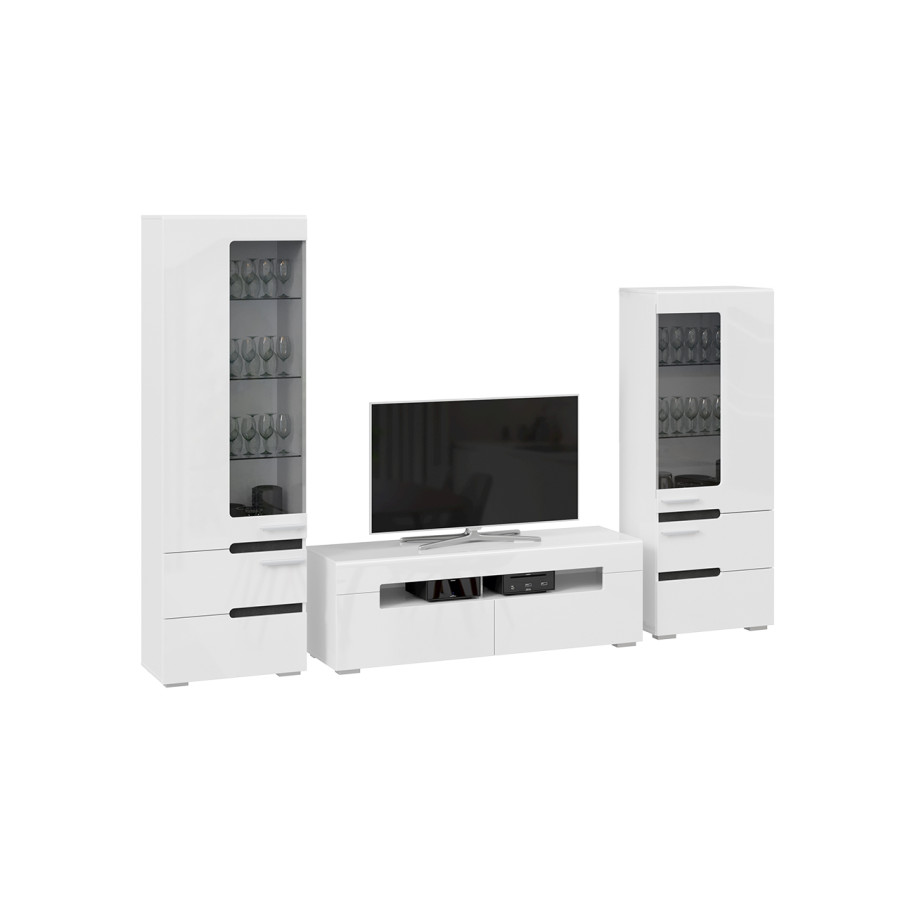 Набор мебели «Фьюжн» №2 - ГН-260.002 Белый, Белый глянец