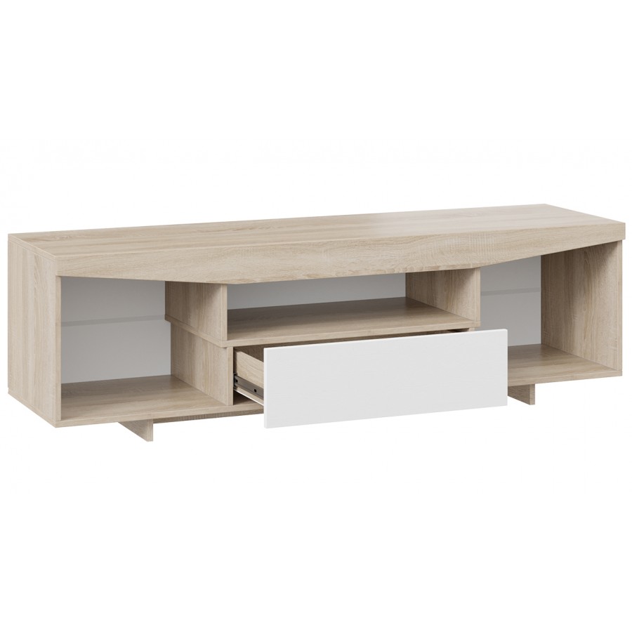 Тумба ТВ тип 1 Белый Ясень/ Дуб Сонома