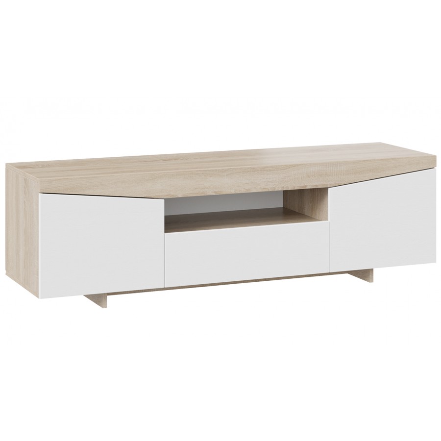Тумба ТВ тип 1 Белый Ясень/ Дуб Сонома