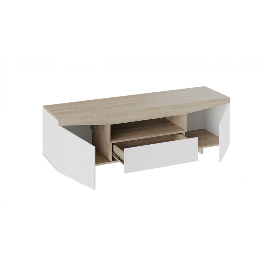 Тумба ТВ тип 1 Белый Ясень/ Дуб Сонома