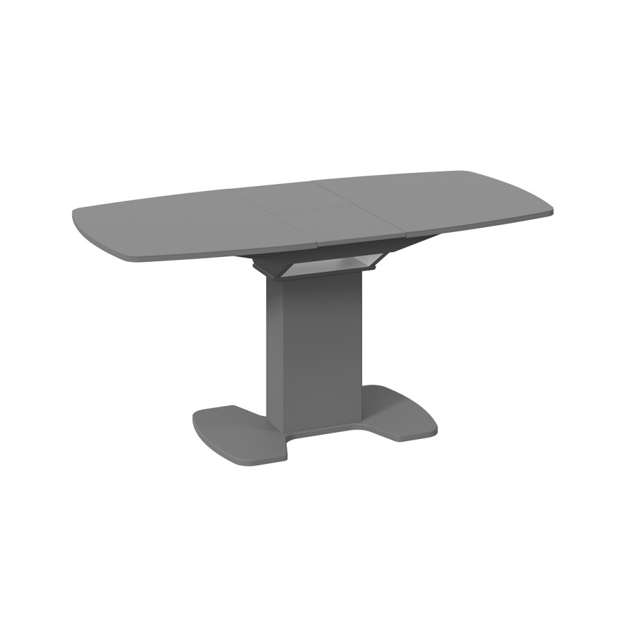 Стол обеденный «Портофино» - СМ(ТД)-105.02.11(1) Серое, Стекло серое матовое LUX