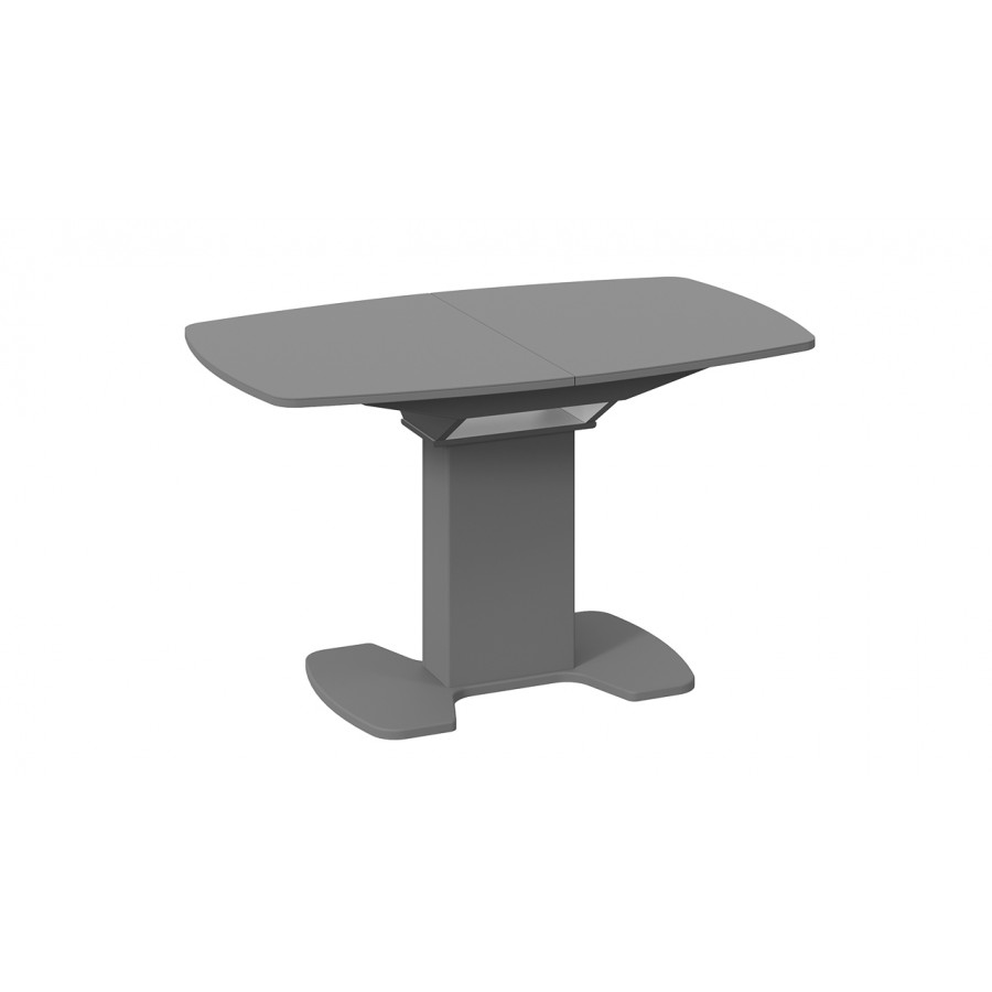 Стол обеденный «Портофино» - СМ(ТД)-105.02.11(1) Серое, Стекло серое матовое LUX