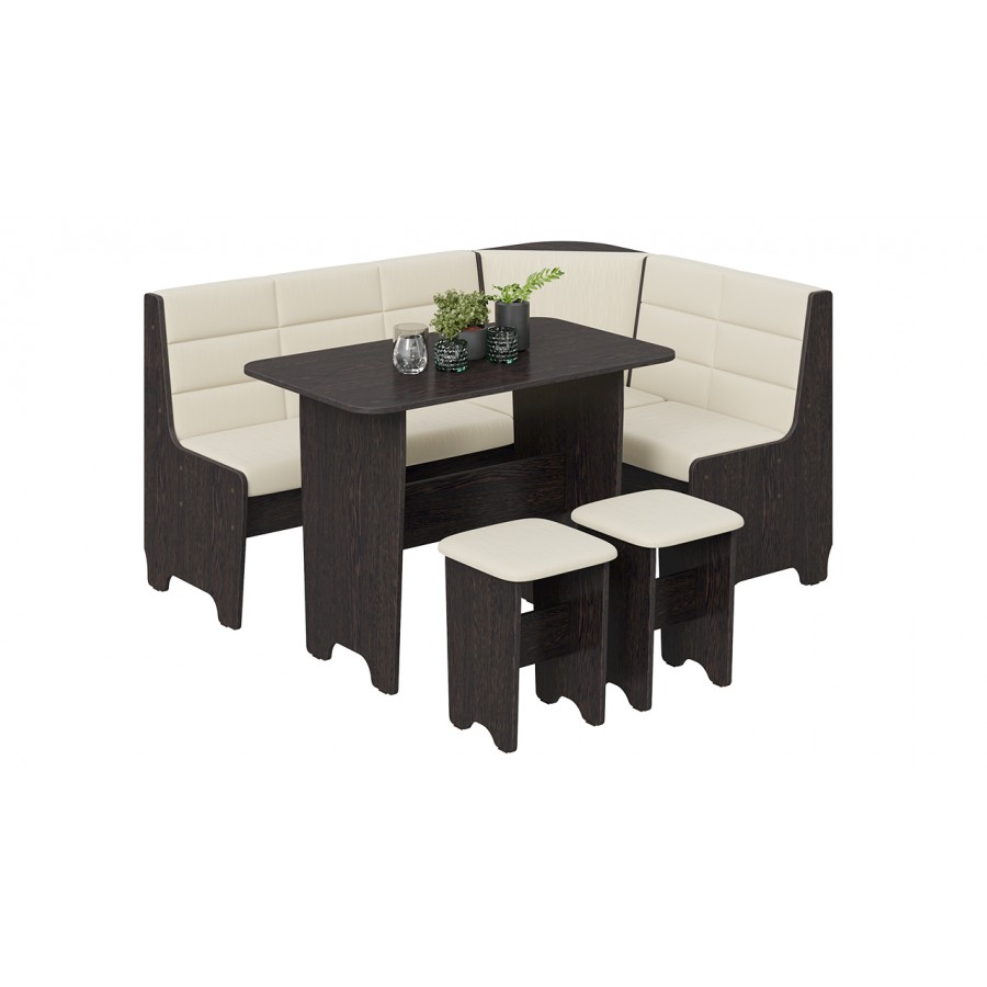 Кухонный уголок «Техас» Исп.2 Венге, Кашемир крем