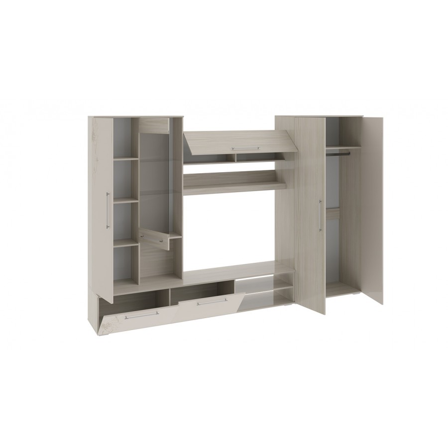 Стенка «Мишель» Ясень шимо, Сатин матовый