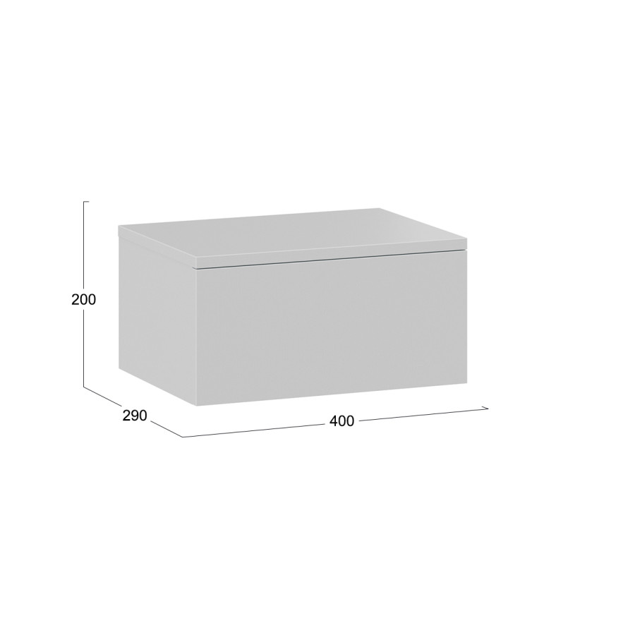 Тумба универсальная Тип 1 Белый Ясень