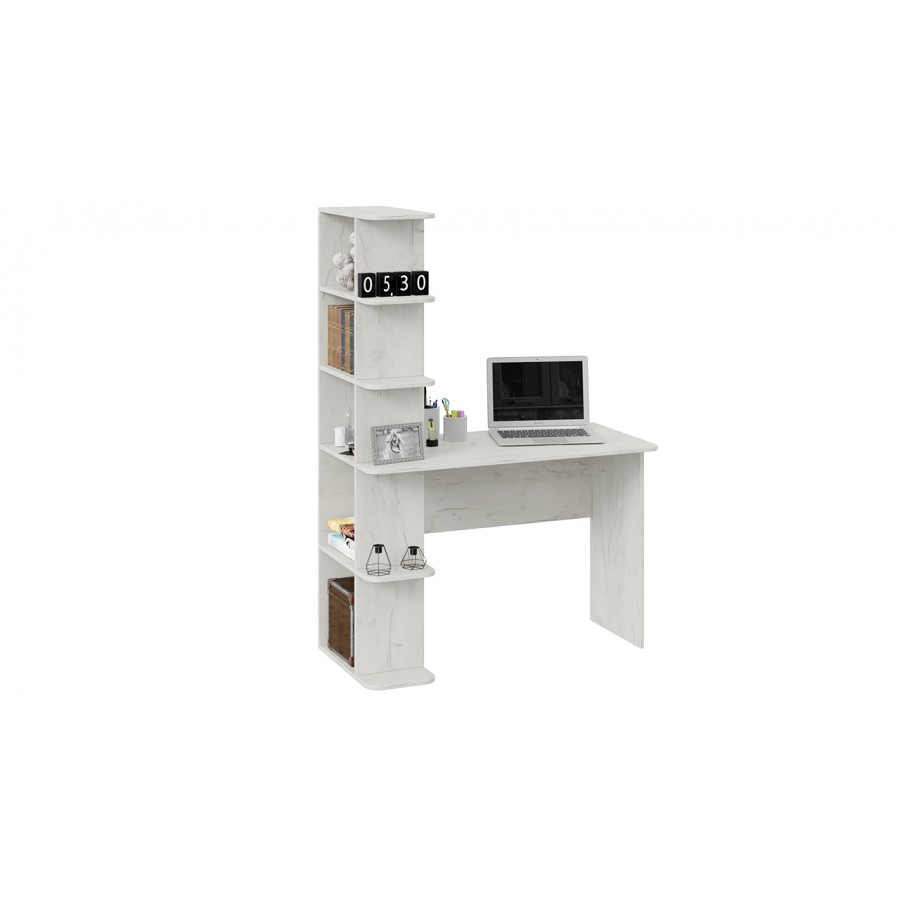 Стол письменный тип 4 Дуб крафт белый