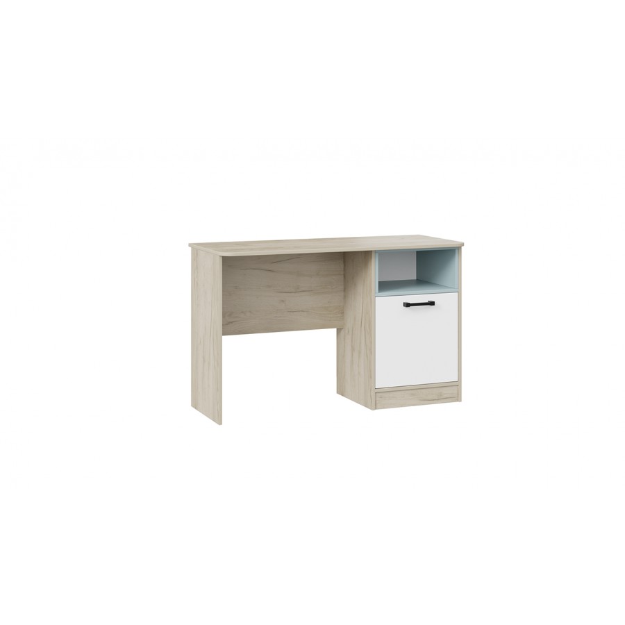 Стол письменный «Оливер» Тип 1 - 401.004.000 Дуб крафт серый, Белый, Серо-голубой