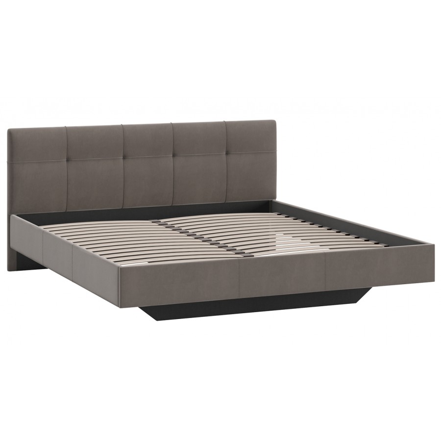 Кровать без ПМ «Элис» Тип 1 (без подъемного механизма) Исп.2 Велюр Мокко