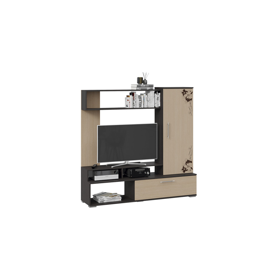 Стенка «Сиена» Венге Цаво, Дуб Молочный