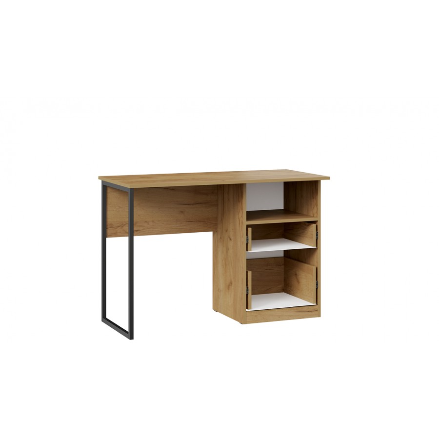 Стол письменный «Хилтон» Тип 1 - 404.005.000 Дуб Крафт золотой, Графит матовый