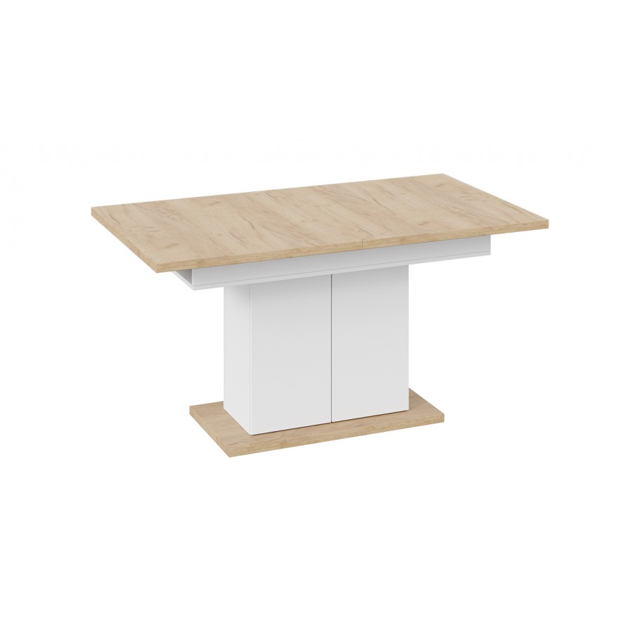 Стол раздвижной «Детройт» Тип 1 - 009.000.000 Белый, Дуб Крафт золотой