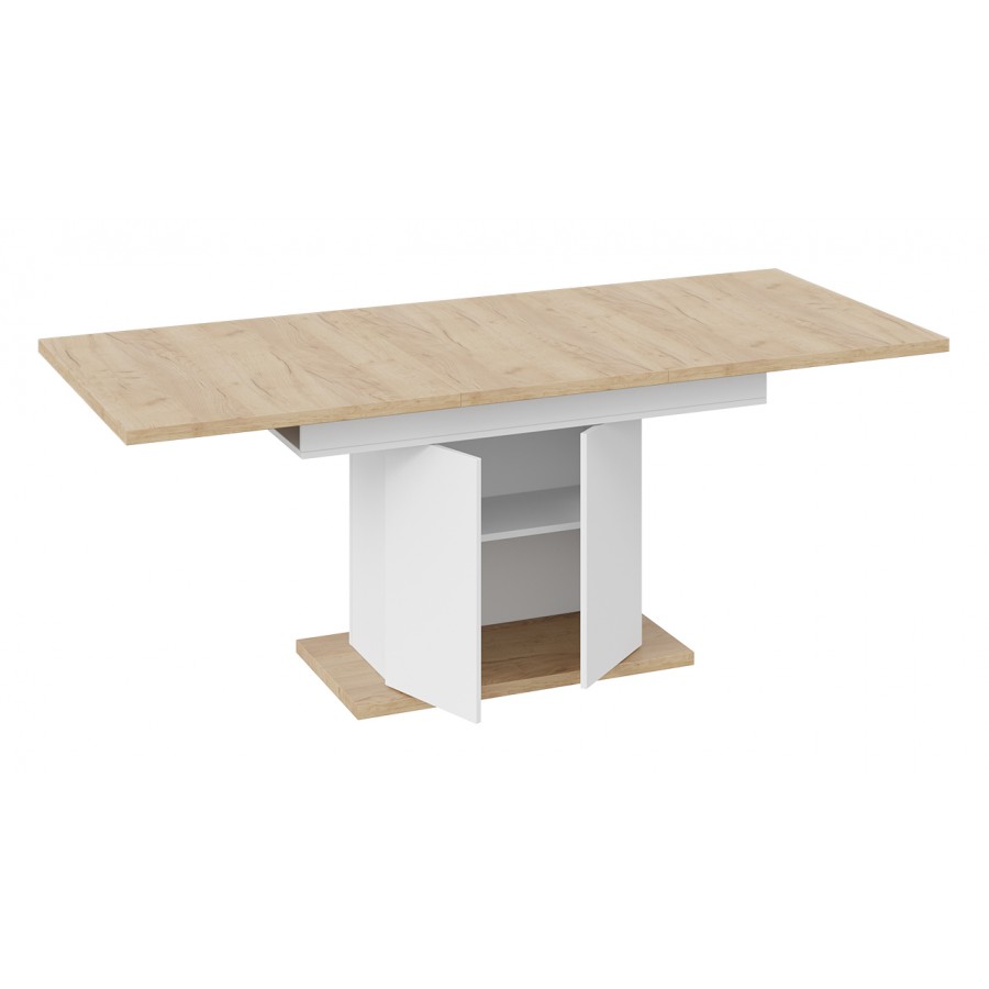 Стол раздвижной «Детройт» Тип 1 - 009.000.000 Белый, Дуб Крафт золотой